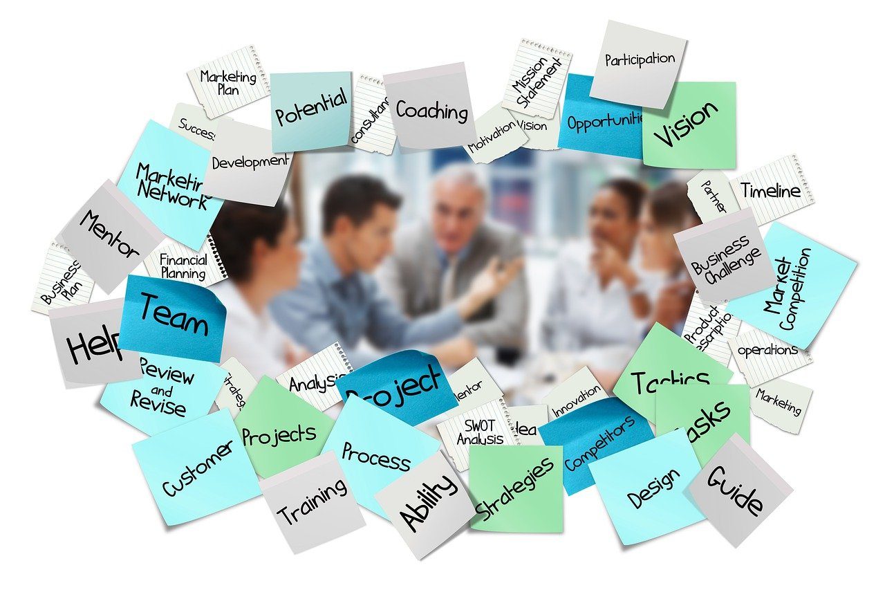 Image: People working, several topic opinions can be had on.