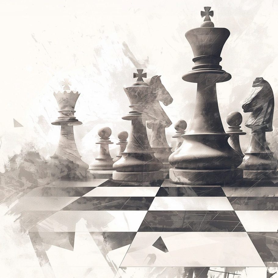 Image: Chess pieces showing Kings and Queens and others